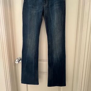 7 For All Mankind Blue Flare & Wide Leg Jeans
